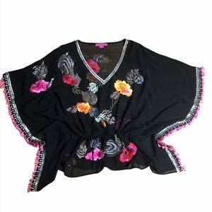 MATTHEW WILLIAMSON Embroidered Tunic Sz 12 (UK)